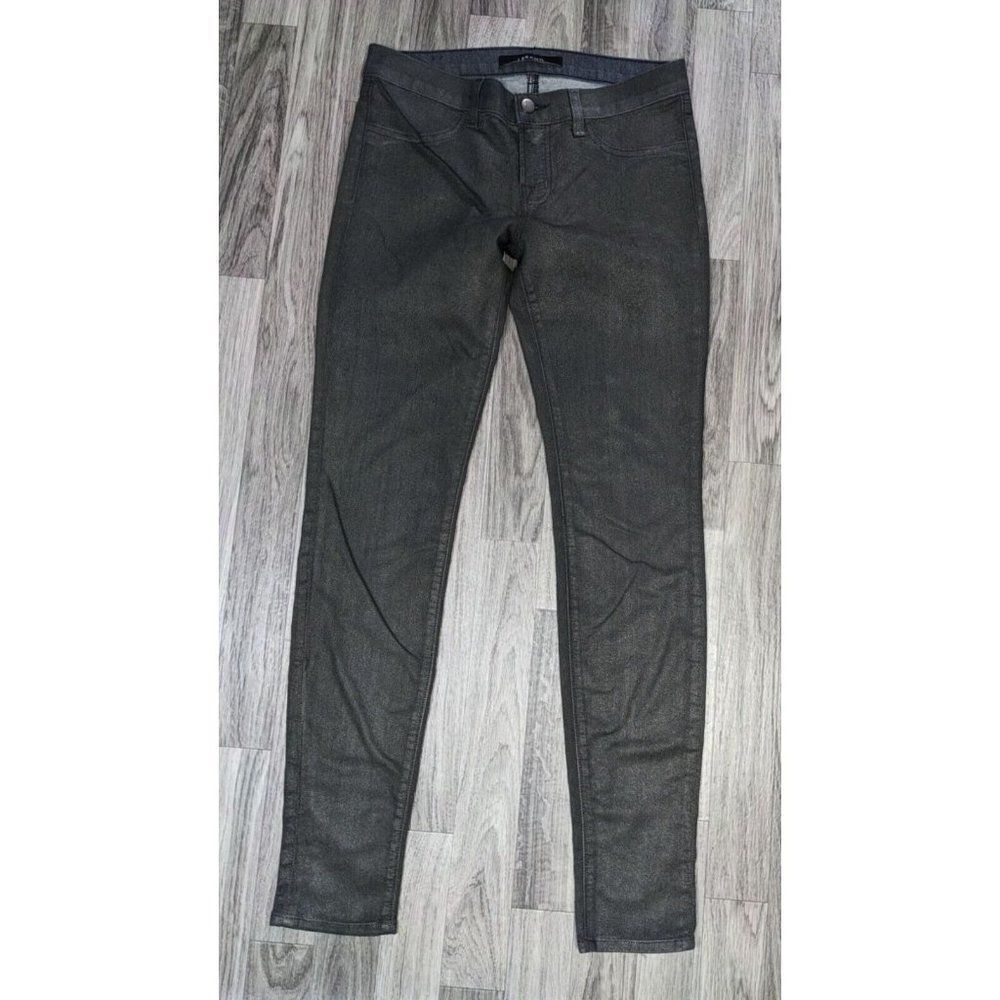 J Brand Womens Size 28 Metallic Skinny Denim Jeans‎